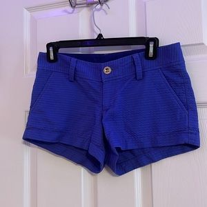 lily pulitzer blue walsh shorts